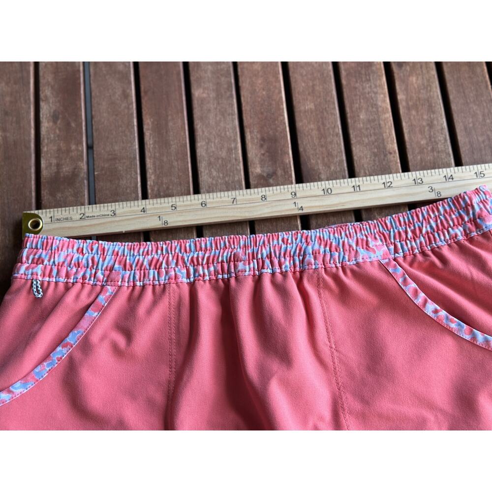 Columbia PFG Small Stretch Golf Tennis Pickleball Skorts Athletic Skirt Coral - Picture 6 of 7